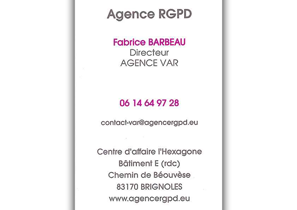 Fabrice Barbeau - Agence RGPD