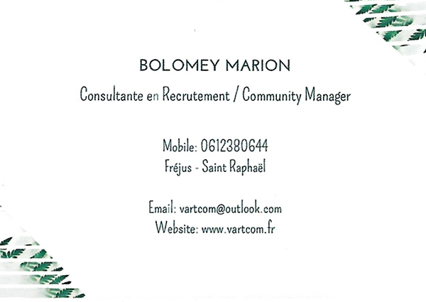 Marion Bolomey - V'Art Com